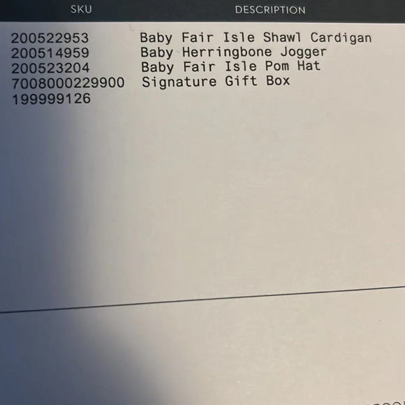 Janie and Jack Fair Isle Shawl Cardigan Herringbone Jogger Hat Pom 0-3m Baby - Picture 11 of 13